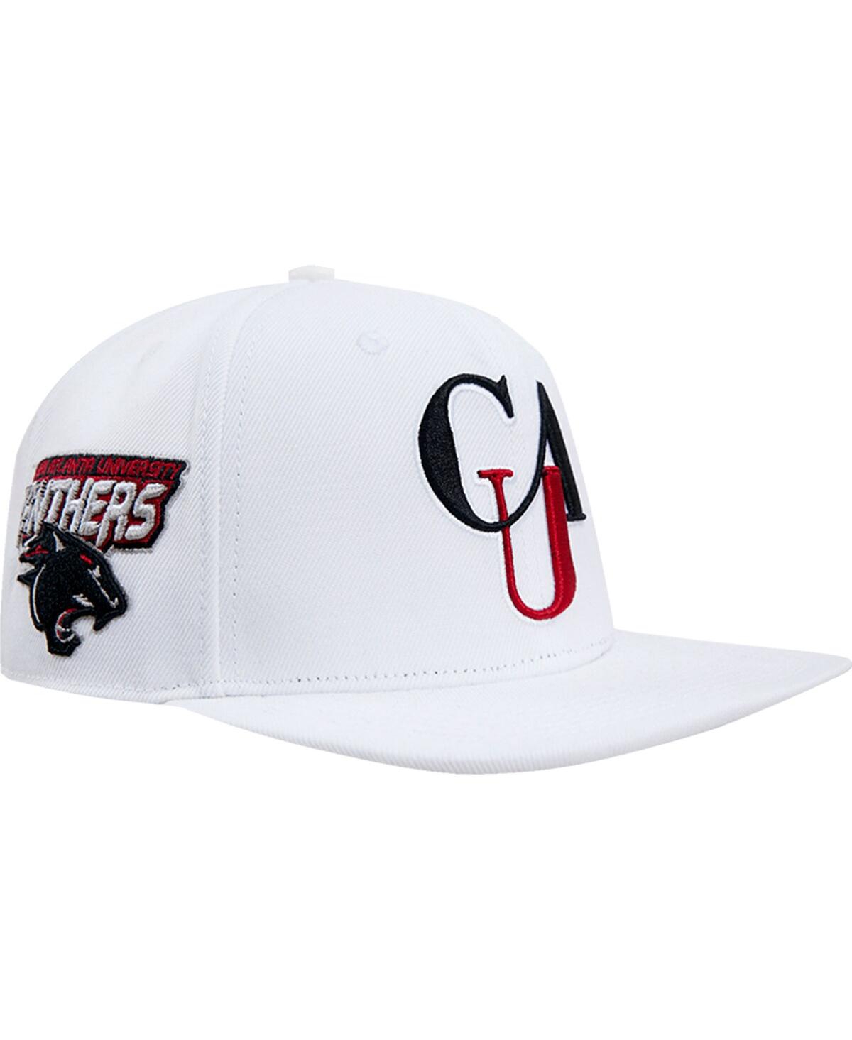 PRO STANDARD MEN'S PRO STANDARD WHITE CLARK ATLANTA UNIVERSITY PANTHERS EVERGREEN WOOL SNAPBACK HAT 