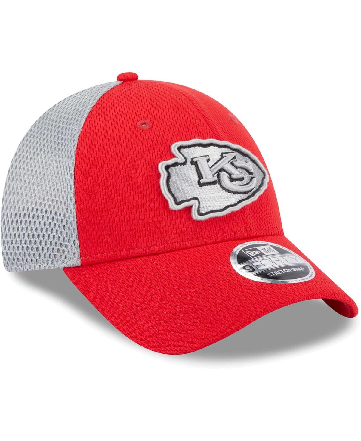 New Era Men's New Era Gray Kansas City Chiefs Outline 9FORTY