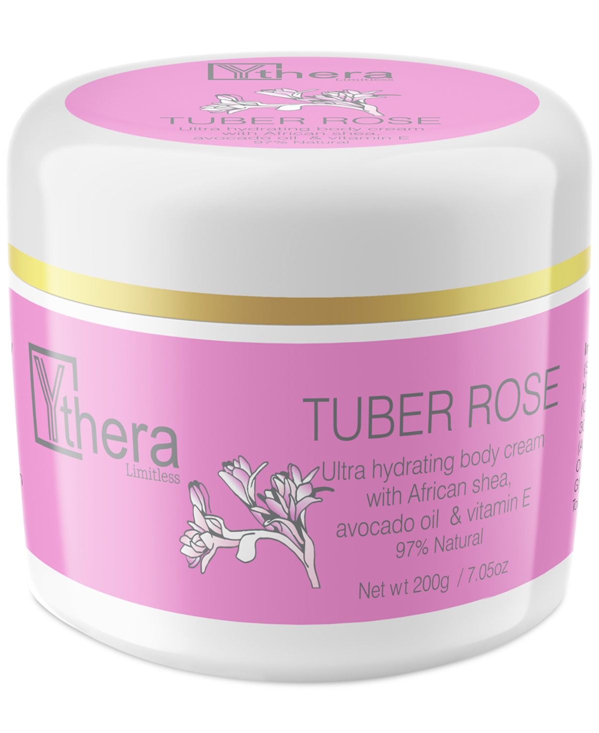 Tuber Rose Ultra Hydrating Body Cream, 7.05 oz.