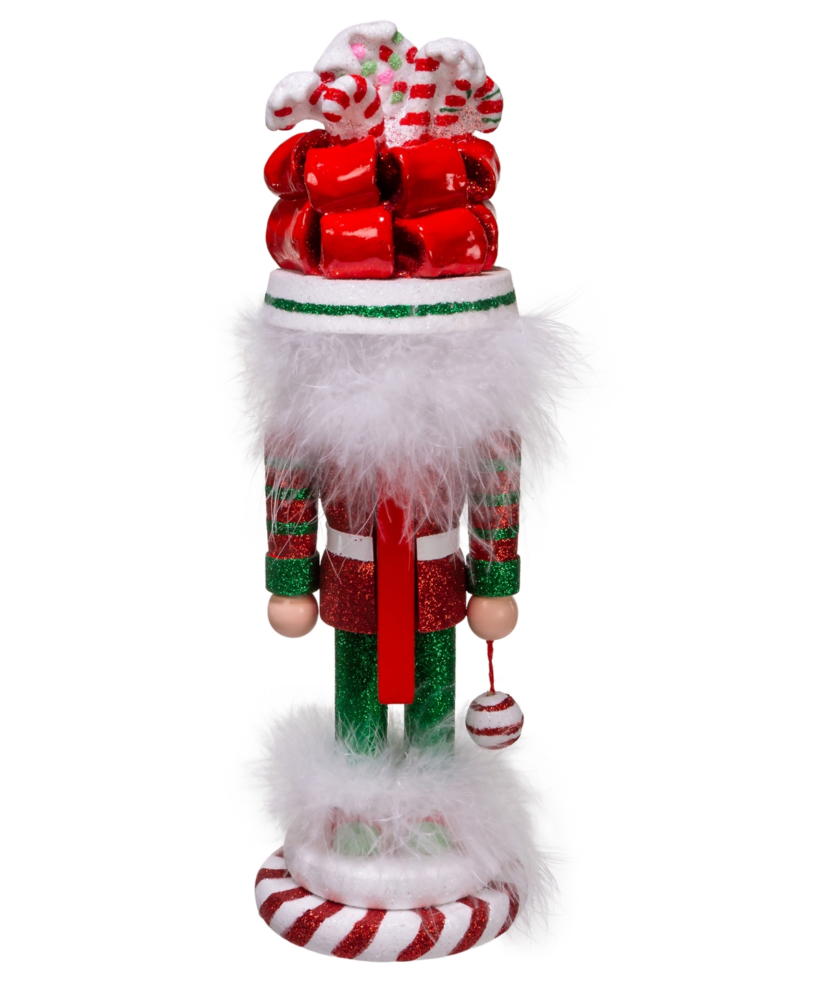 Kurt Adler 12" Hollywood Candy Soldier Nutcracker In Clear