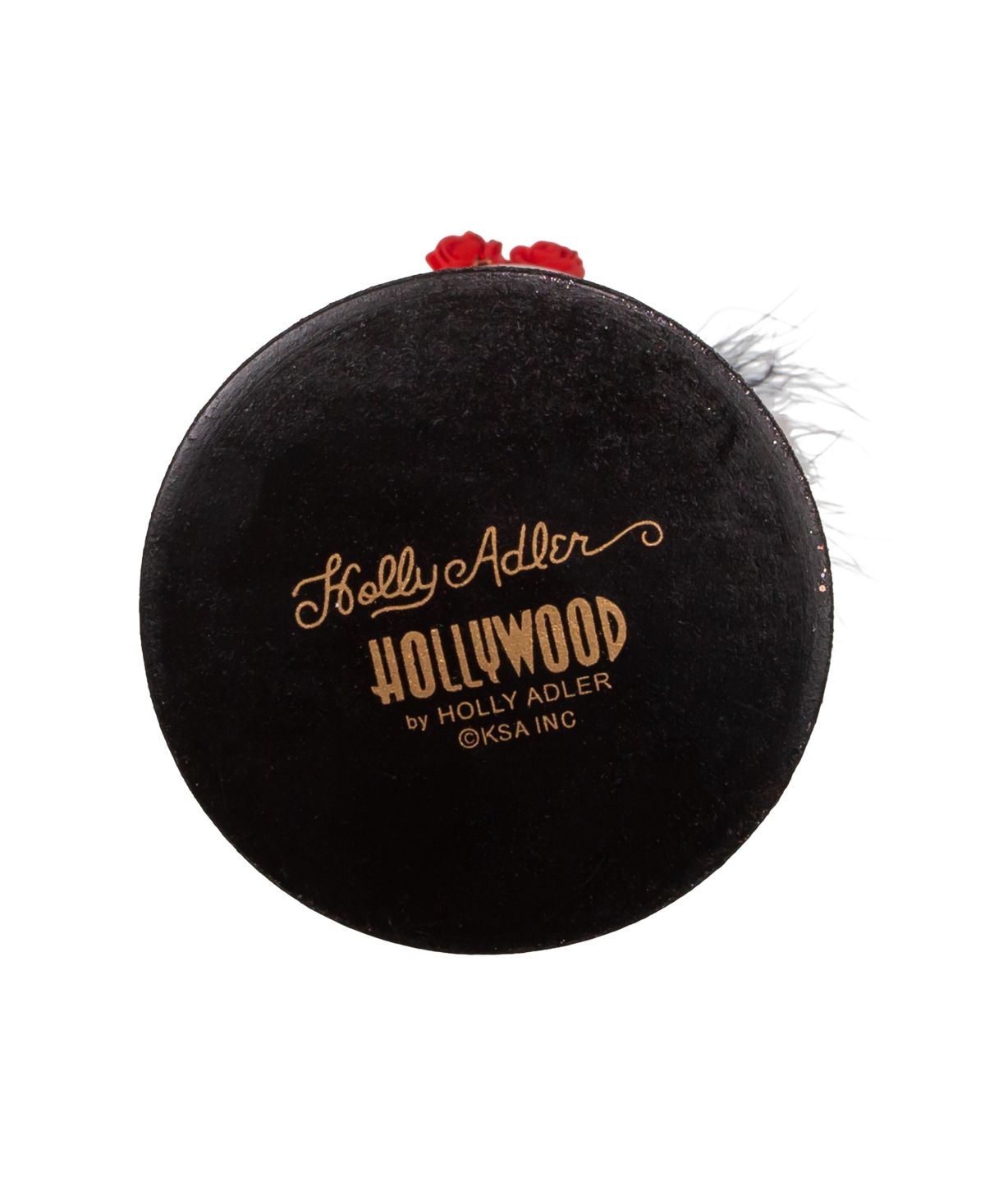 Kurt Adler 18" Hollywood King Of Hearts Nutcracker In Clear