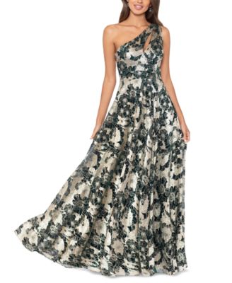 Macys floral gowns best sale