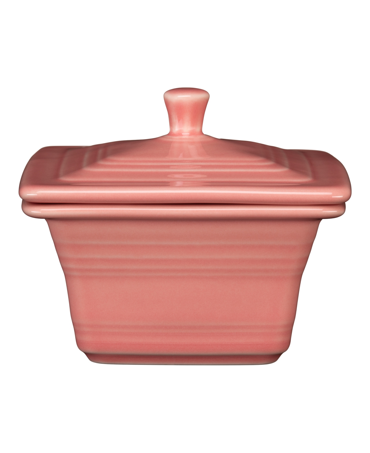 Fiesta Square Covered Box 4 5/8 Inch In Peony
