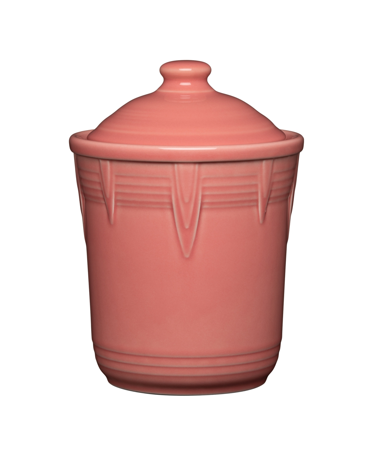 Fiesta Small Chevron Canister 1 Quart In Peony