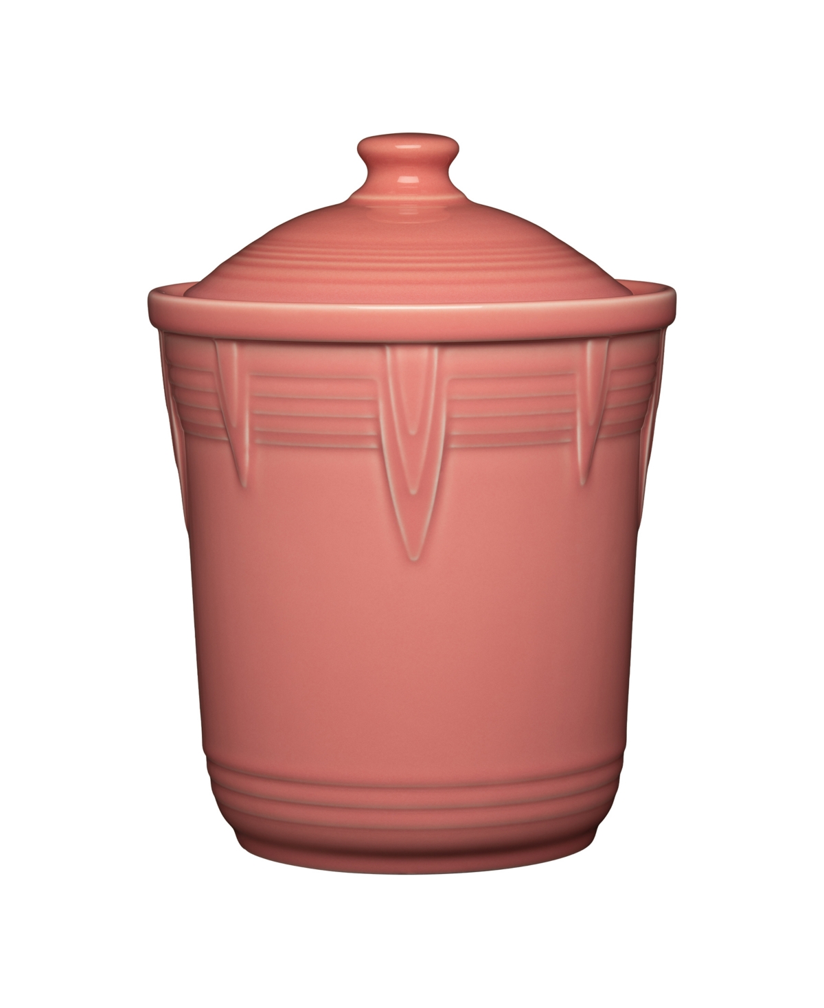 Fiesta Small Chevron Canister 1 Quart In Peony