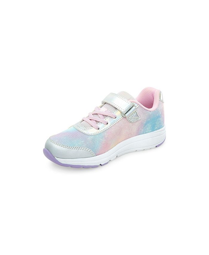 Infant Girl Stride Rite SR Lighted Glimmer 2.0 in Rainbow - Lucky Shoes