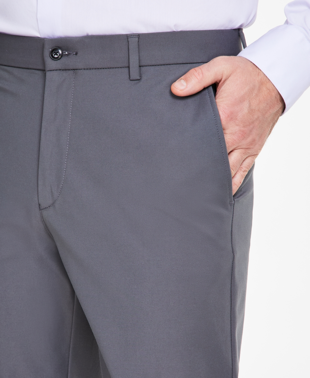 Michael Kors Men's Classic Fit Cotton Stretch Performance Pants