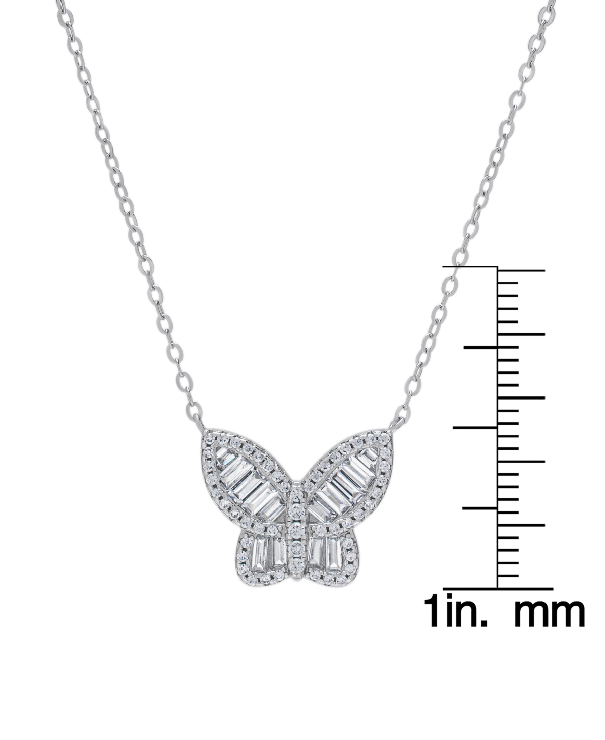 Lab-GrownBaguette Butterfly 18