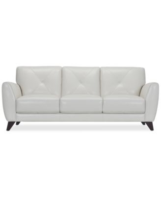 Myia 85" Leather Sofa