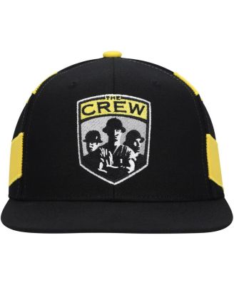 Men's Black Columbus Crew Jersey Hook Snapback Hat