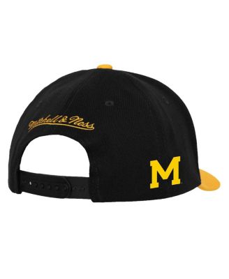 Men's Black Michigan Wolverines Team Script 2.0 Snapback Hat