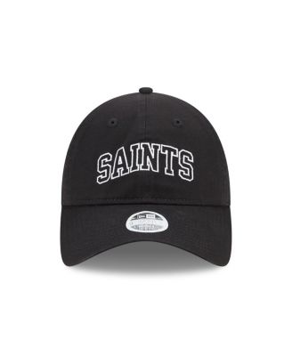 Women's Black New Orleans Saints Collegiate 9TWENTY Adjustable Hat