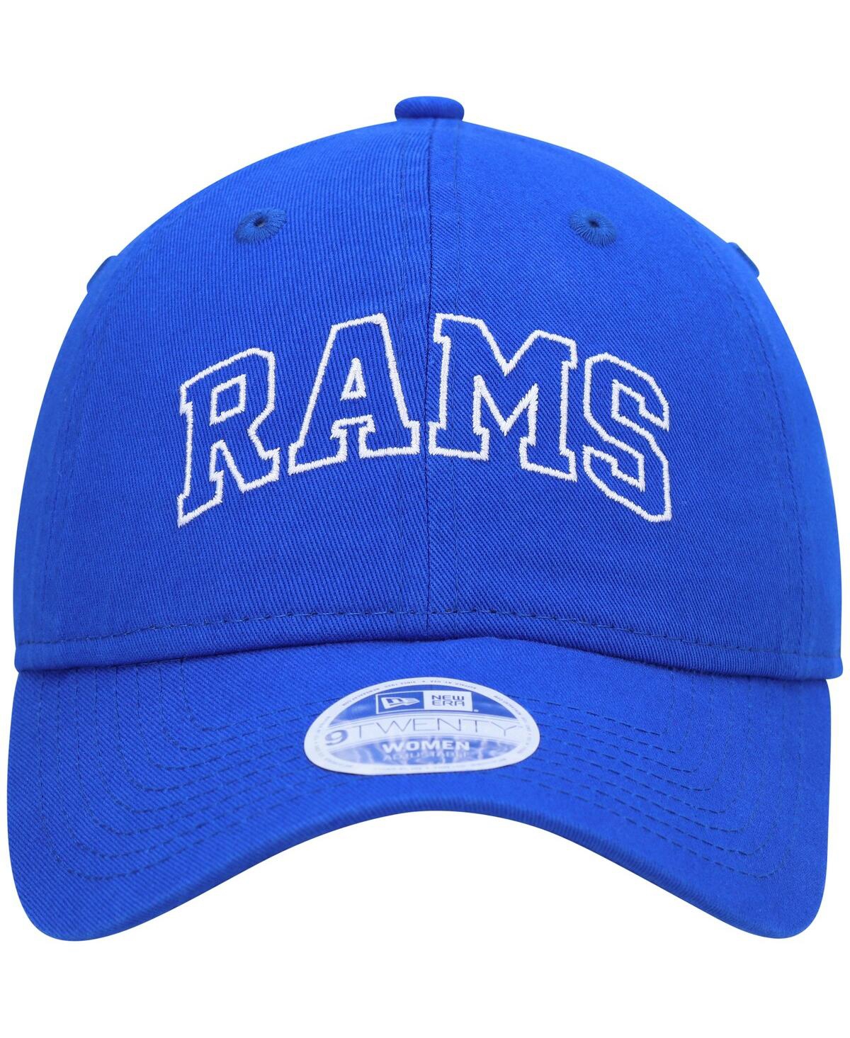 Women's New EraLos Angeles Rams Collegiate 9TWENTY Adjustable Hat - Royal