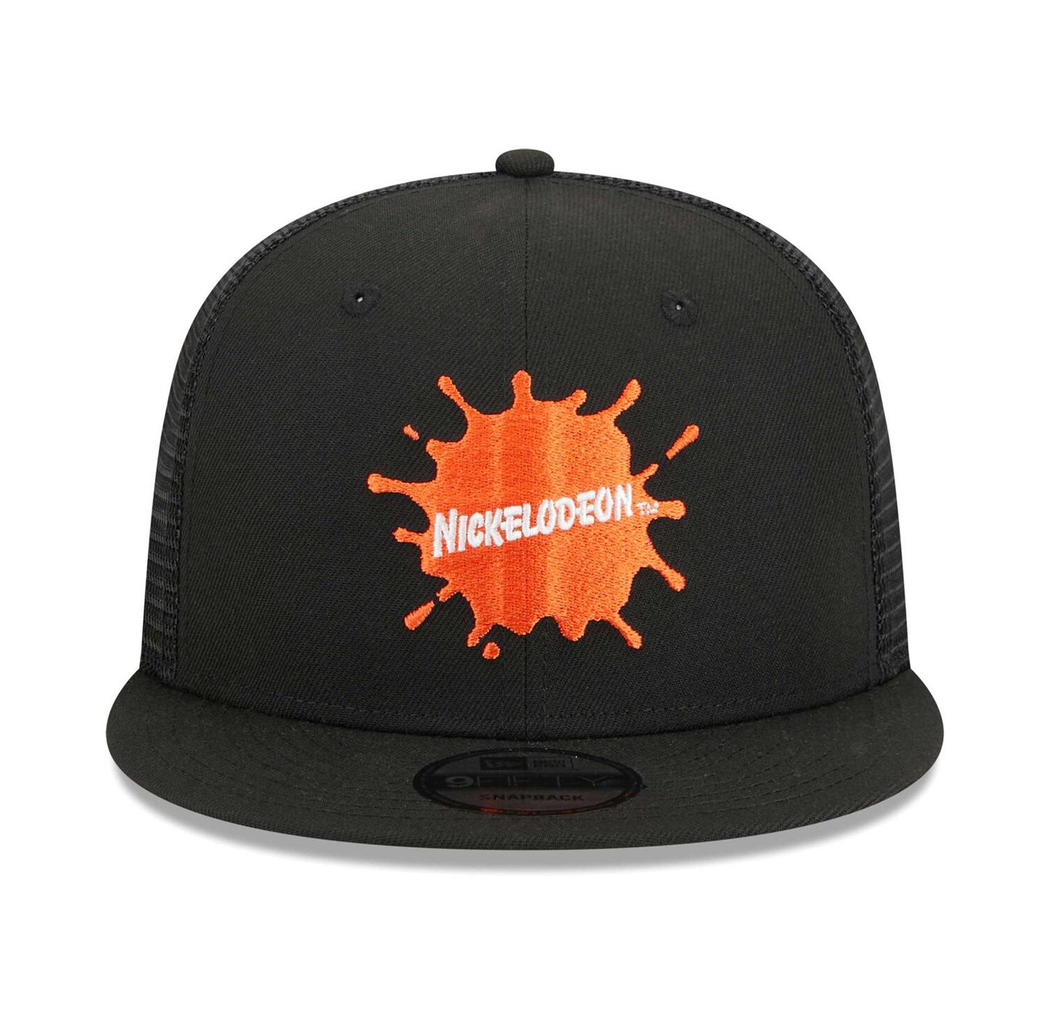 Men's Black Nickelodeon Splat Trucker 9FIFTY Snapback Hat