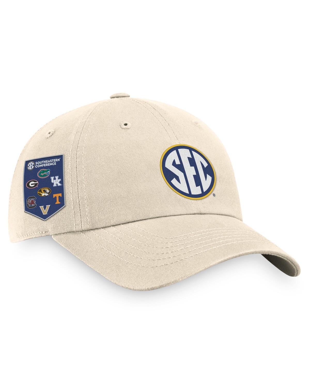 Top Of The World Natural Sec Banner Adjustable Hat In Natural
