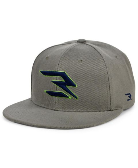 Мужская кепка Nike 3BRAND by Russell Wilson Gray, Navy Fashion Snapback Adjustable Hat