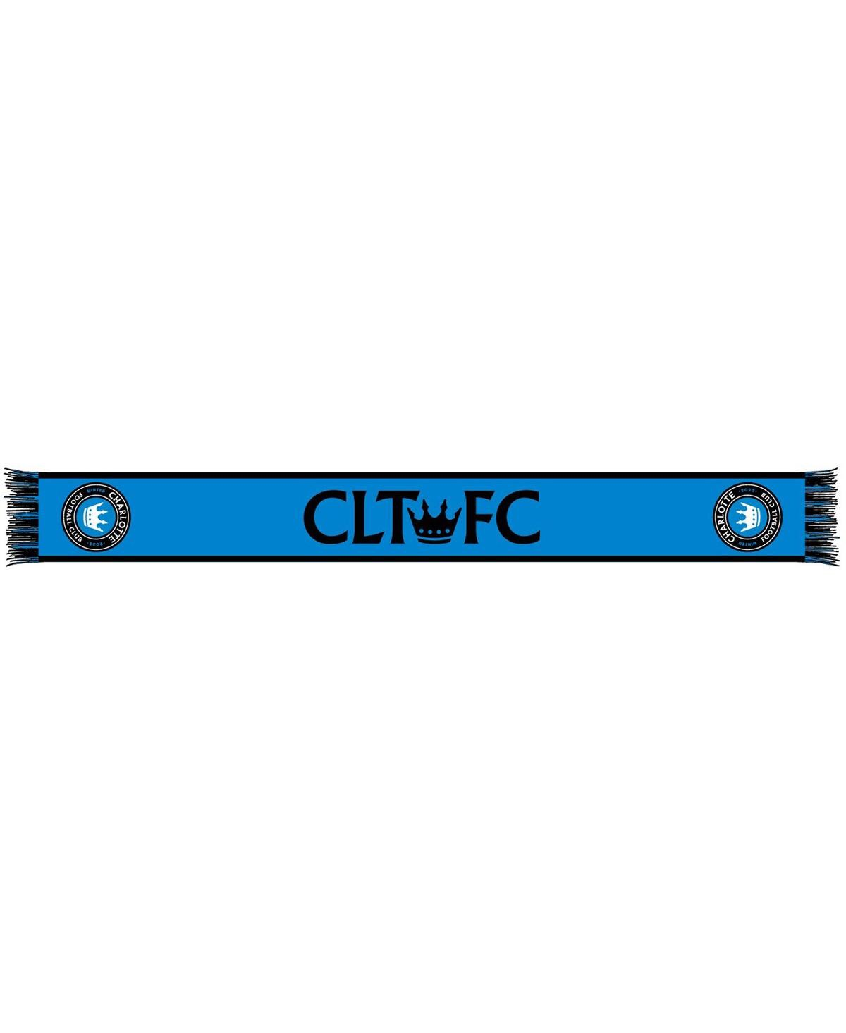 Men's and Women's Ruffneck Scarves Charlotte Fc Two-Tone Summer Scarf - Blue