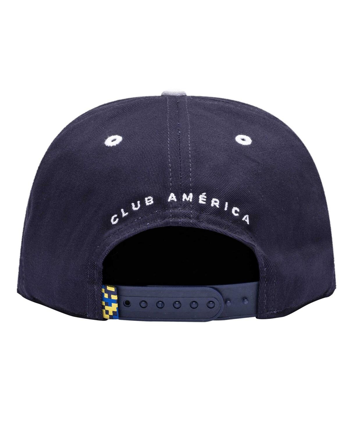 Shop Fan Ink Men's  Navy Club America Bankroll Snapback Hat