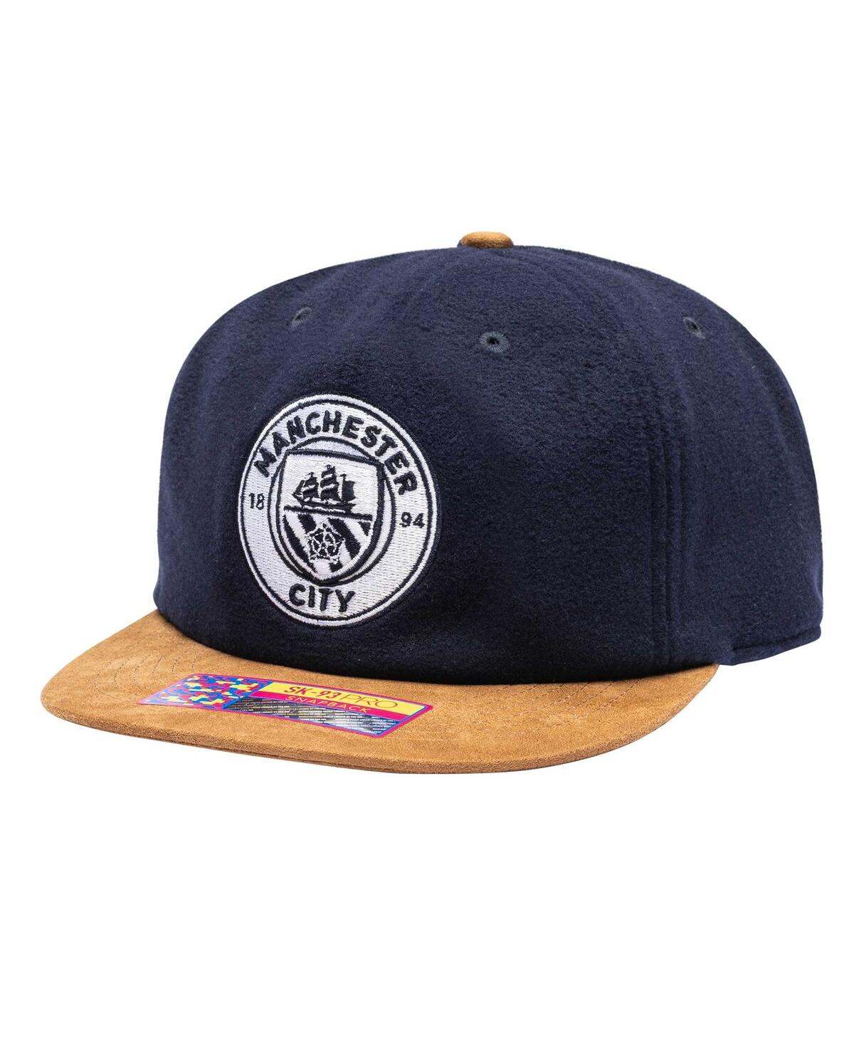Fan Ink Men's Navy Manchester City Lafayette Snapback Hat