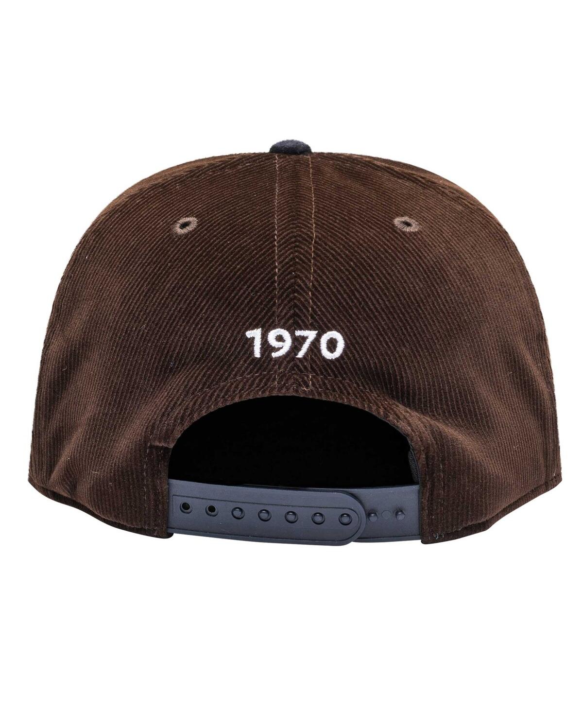 Shop Fan Ink Men's Brown Paris Saint-germain Cognac Snapback Hat