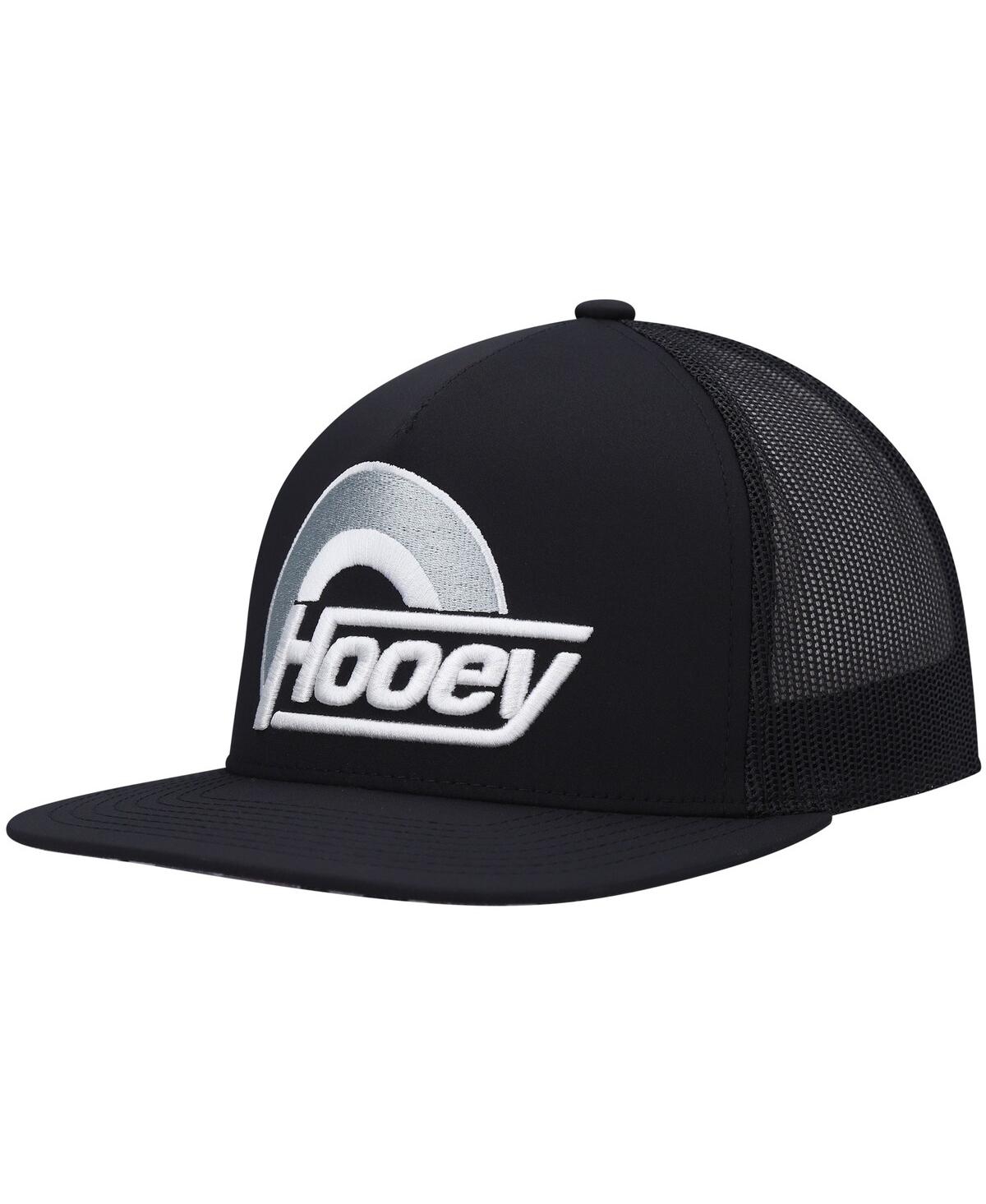 Men's Hooey Black Suds Trucker Snapback Hat - Black