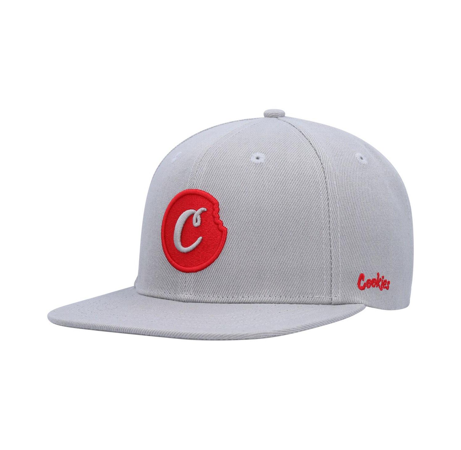 Men's Gray C-Bite Snapback Hat