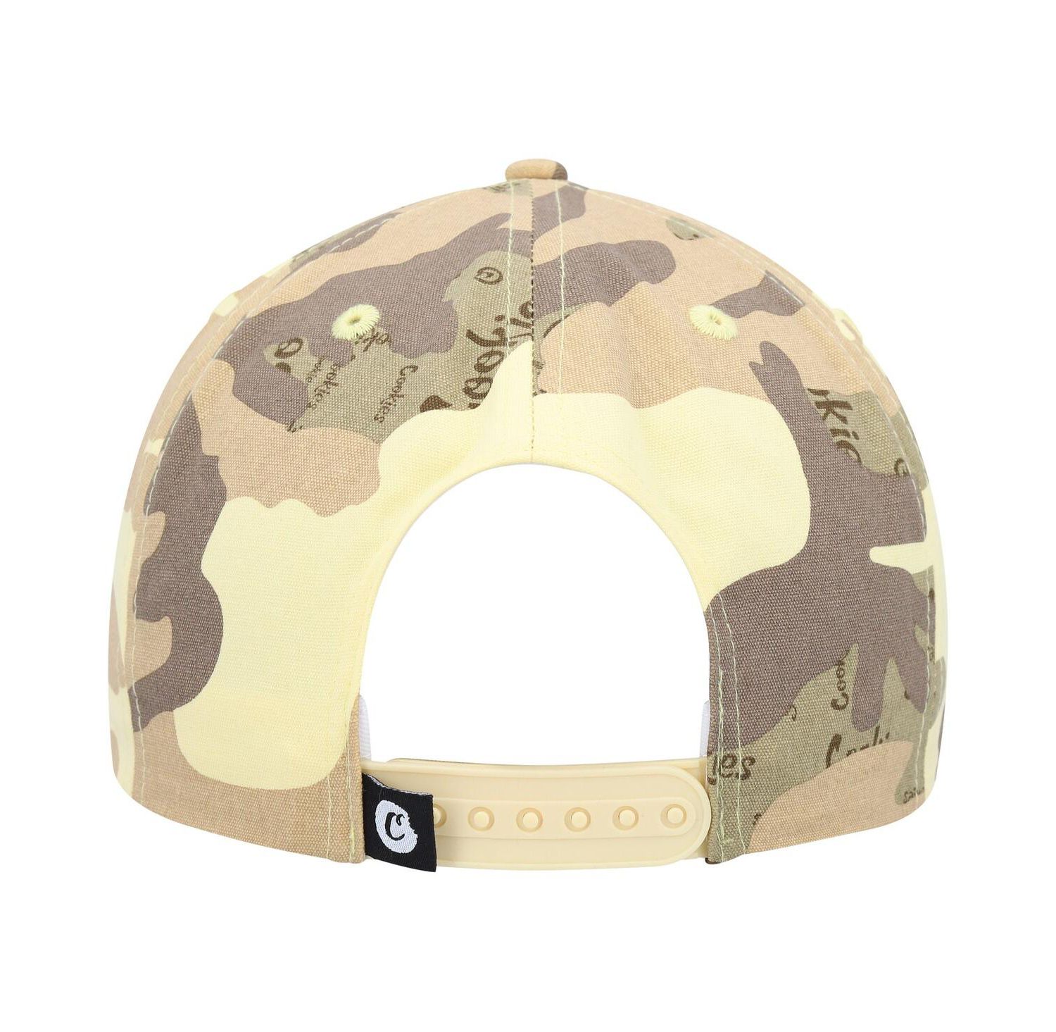 Men's Tan, Camo Across the Board Snapback Hat