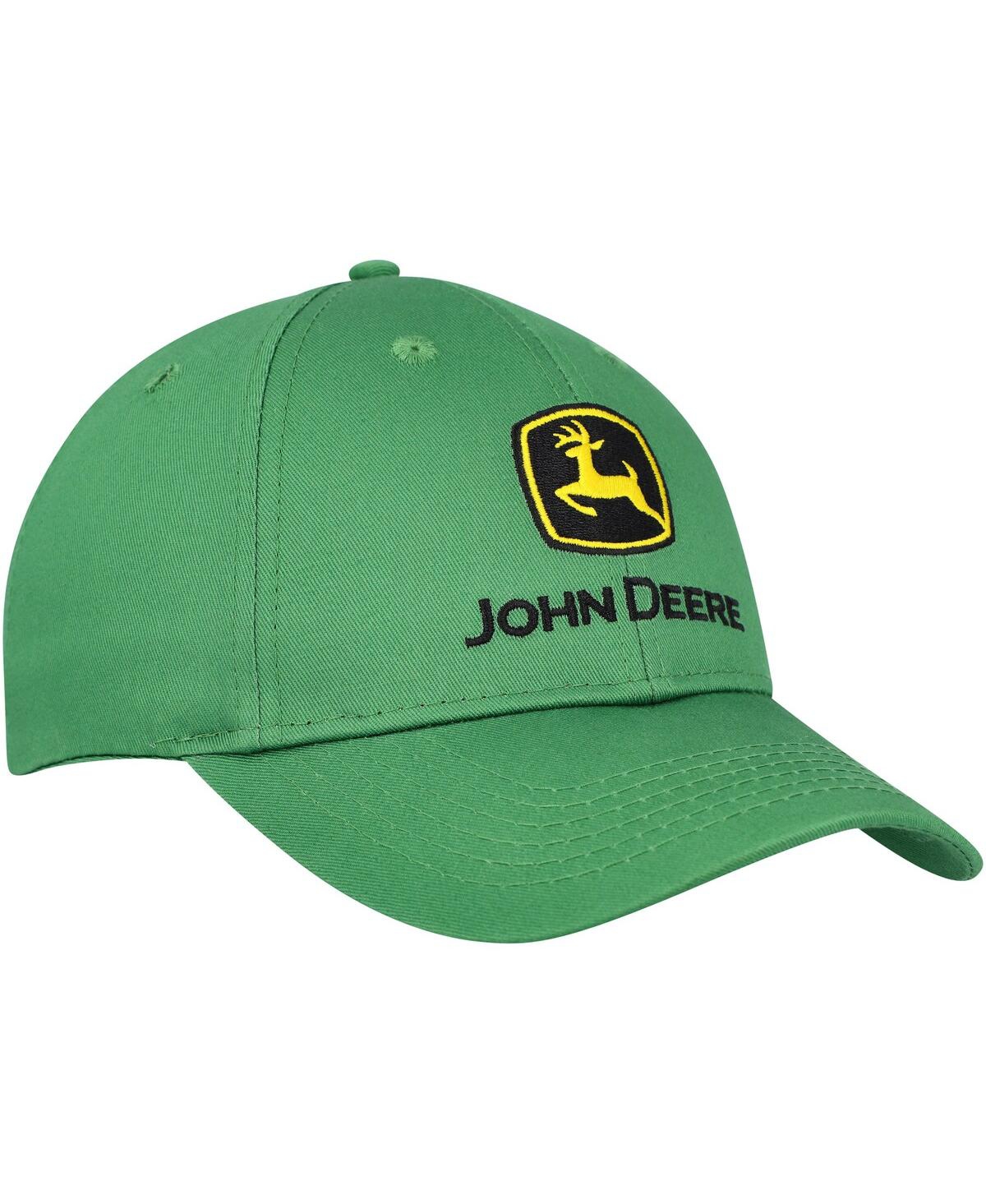 Shop Top Of The World Men's  Green John Deere Classic Twill Adjustable Hat