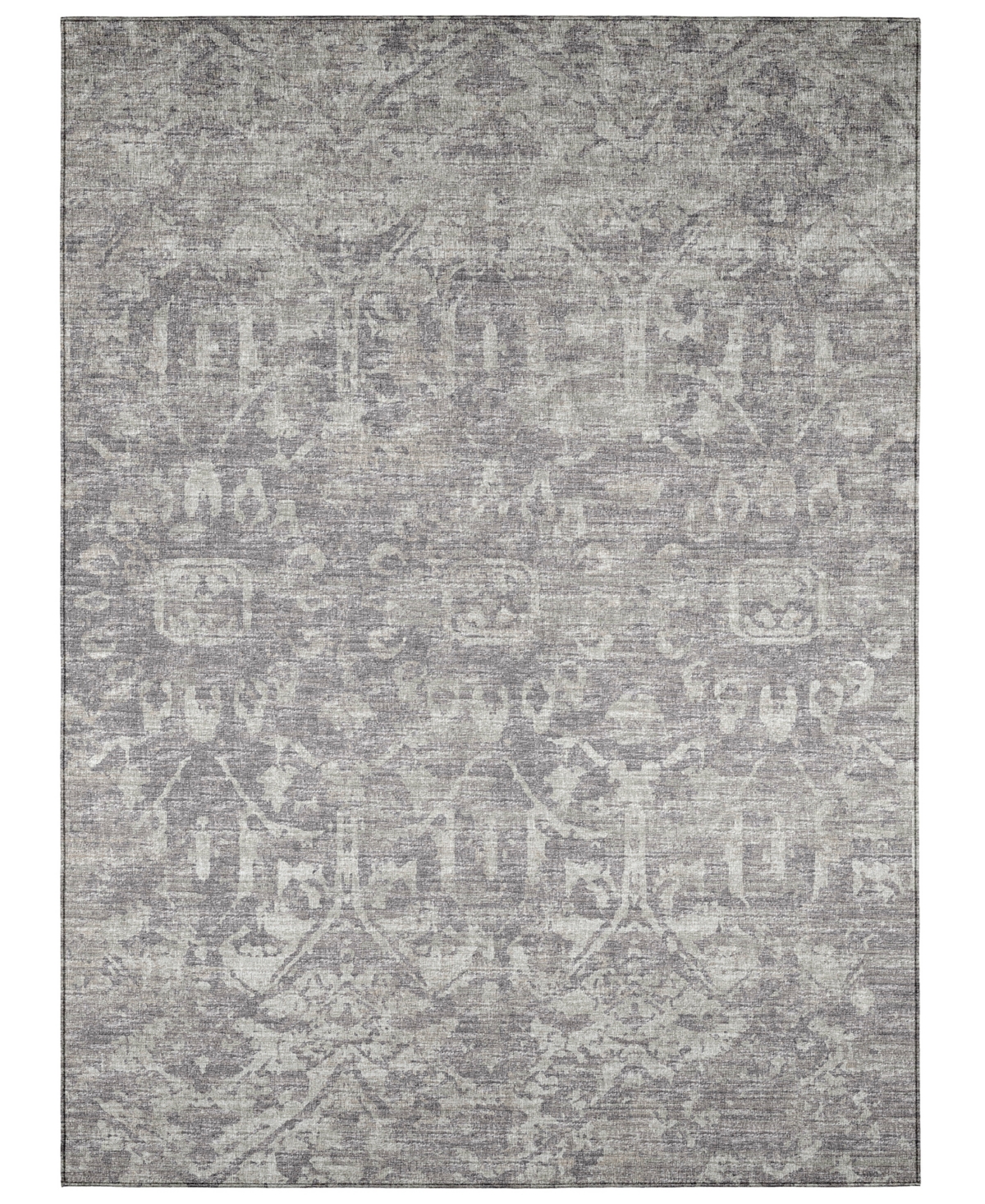 Addison Othello Outdoor Washable AOT31 9' x 12' Area Rug - Gray