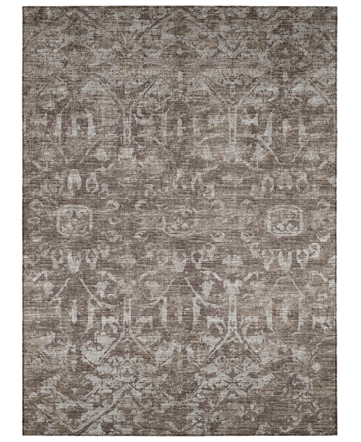 Addison Othello Outdoor Washable AOT31 9' x 12' Area Rug - Brown
