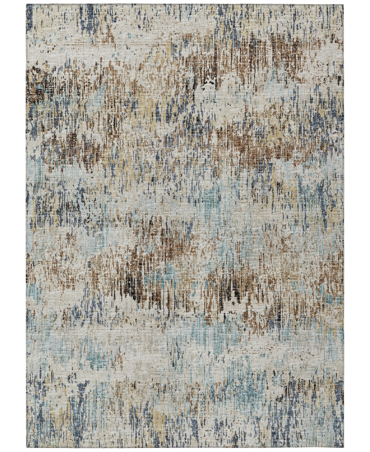Addison Accord Outdoor Washable AAC31 9' x 12' Area Rug - Multi, Tan