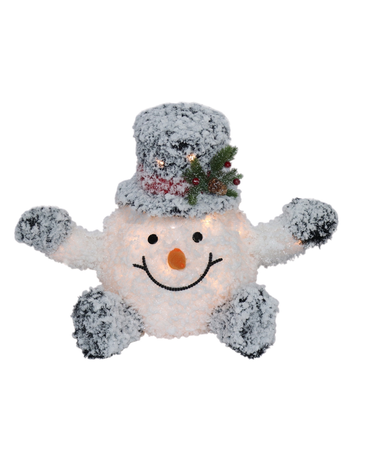 Seasonal Snow Baby With Top Hat Pre-lit In Multi