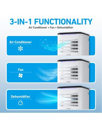 6,100 BTU SACC/CEC, 400 Sq. Ft., 9,000 BTU ASHRAE 128 Portable Air Conditioner