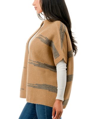 Knit Stripe Topper Scarf