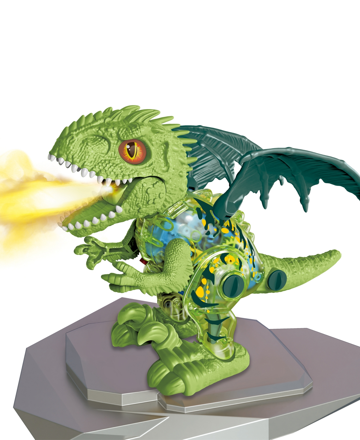 Flipo Constructosaur Dragon Motorized Diy Playset In Green
