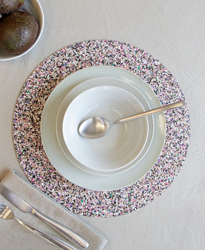 LIGA Set of 4 Round Beach Clean Placemats Macy's