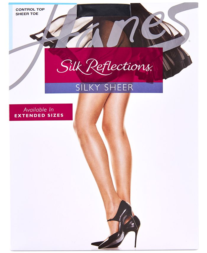 Hanes - Silk Reflections Control Top Sandalfoot Sheers