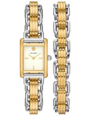Women's The Eleanor 3-in-1 Two-Tone Stainless Steel Bracelet Watch 19mm