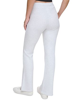 Calvin Klein Women's Thermal Flare-Leg Pants - Macy's