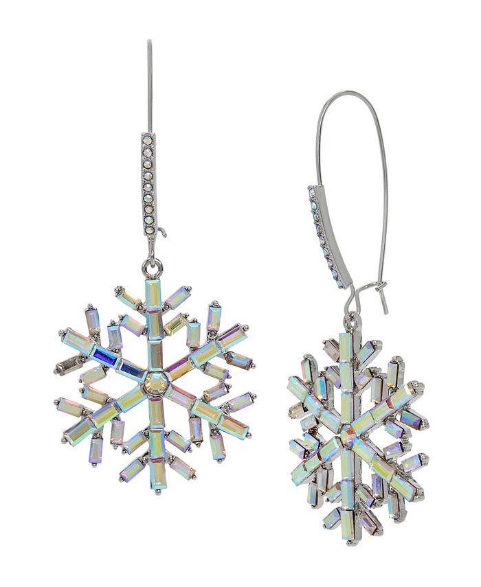 Macy's hotsell snowflake earrings