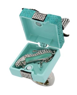 Betsey Johnson Faux Stone Present Cocktail Ring