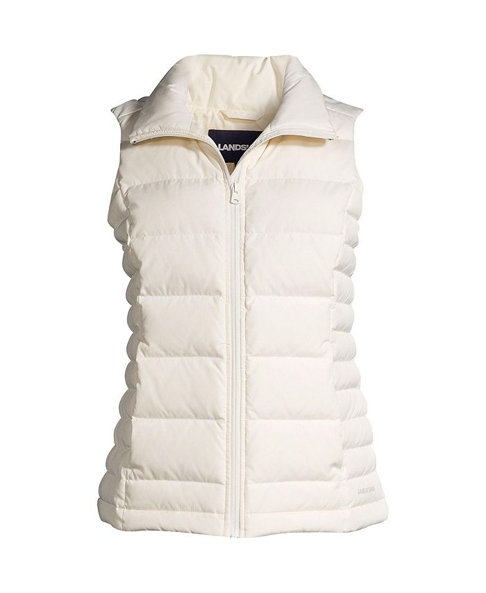 Lands end womens puffer vest sale