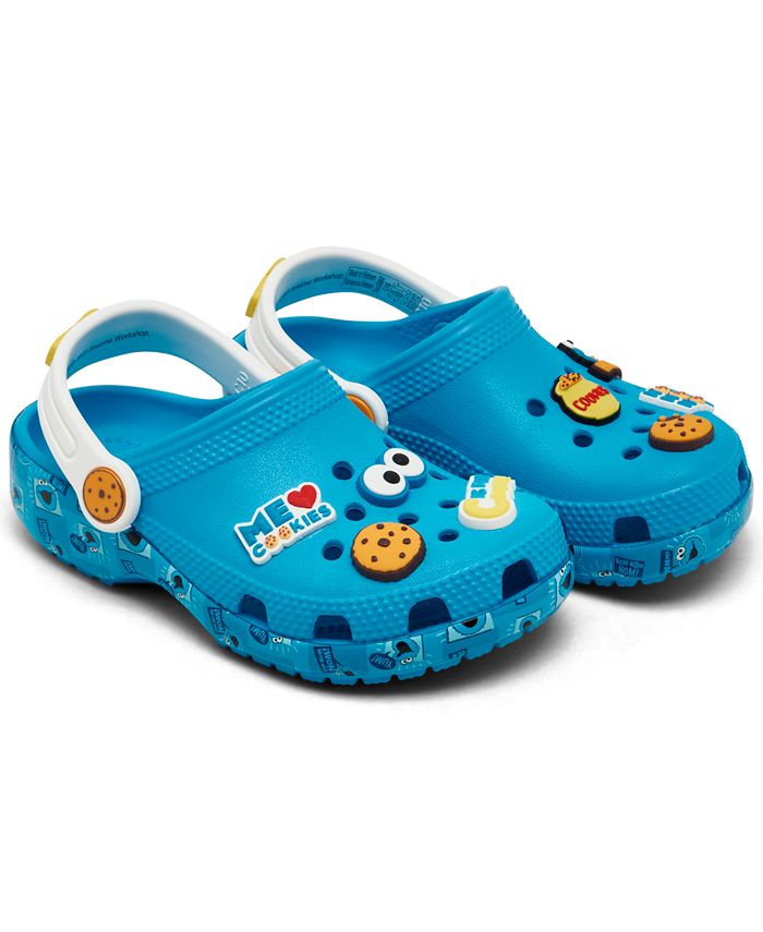 Crocs Toddler Kids Sesame Street Cookie Monster Classic Clogs from ...