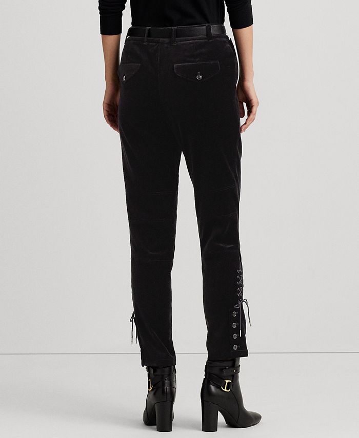 Lauren Ralph Lauren Women's Stretch Velvet Jodhpur Pants Macy's
