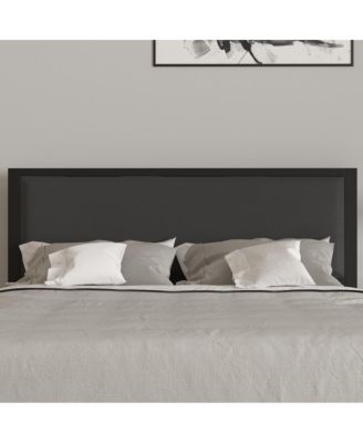 West Avenue Queen Headboard Upholstered Headboard With Metal Frame And Adjustable Rail Slots