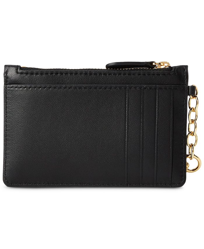 Lauren Ralph Lauren Quilted Nappa Leather Zip Card Case Macy's