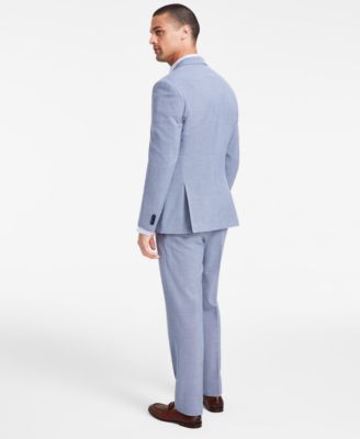 Men's Slim-Fit Mini-Houndstooth Suit