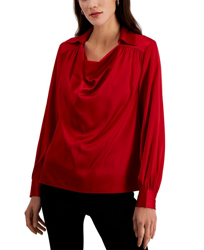 Tahari cowl neck clearance sweater
