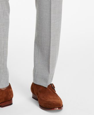 Men's Slim-Fit Mini-Houndstooth Suit