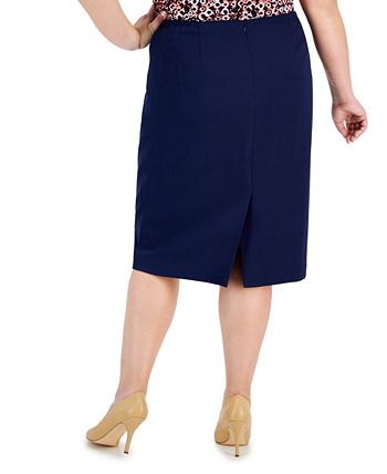Kasper - Plus Size Pencil Skirt